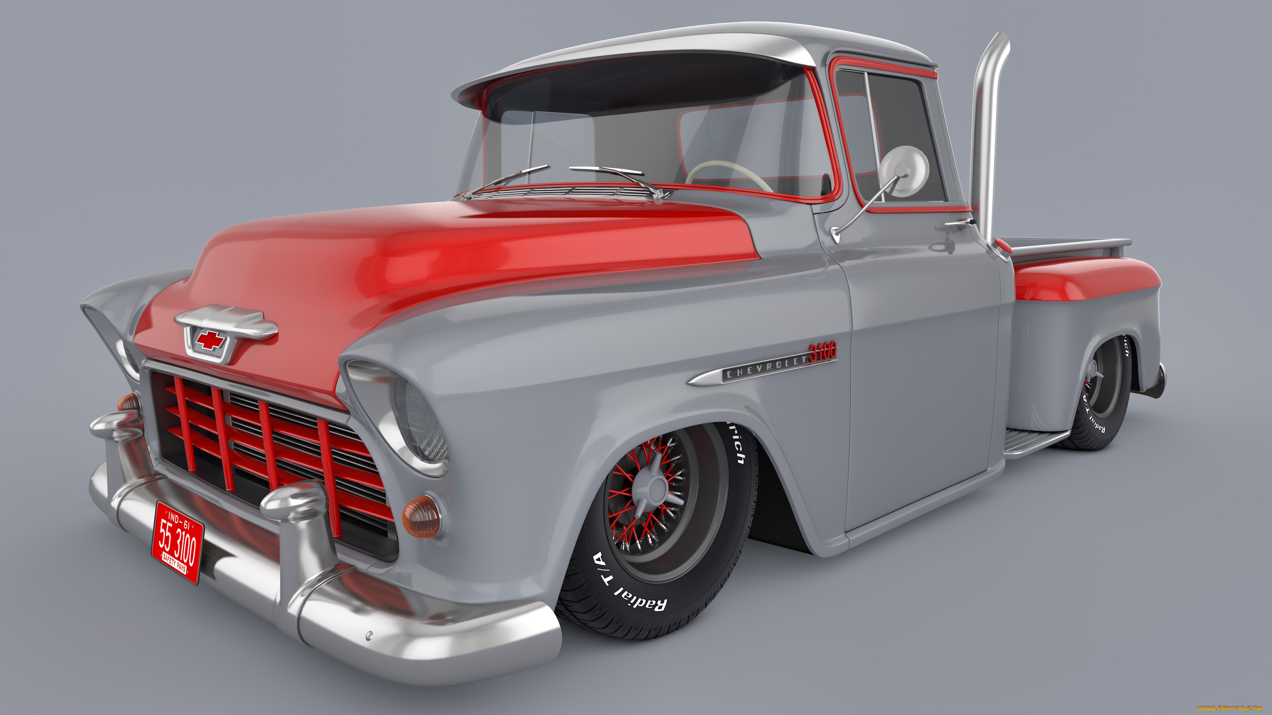 , 3, chevrolet, 3100, pickup, 1955